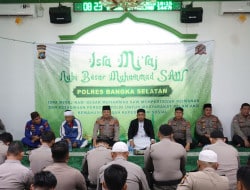 Polres Bangka Selatan Harap Momentum Isra Mi’raj Nabi Muhammad SAW 1447 H Perkuat Kepribadian Religius